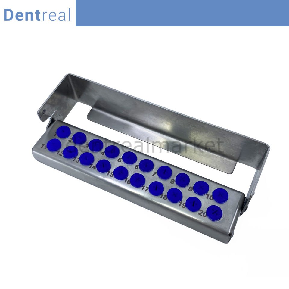 Dentrealmarket Çelik Frez Standı - Otoklavlanabilir