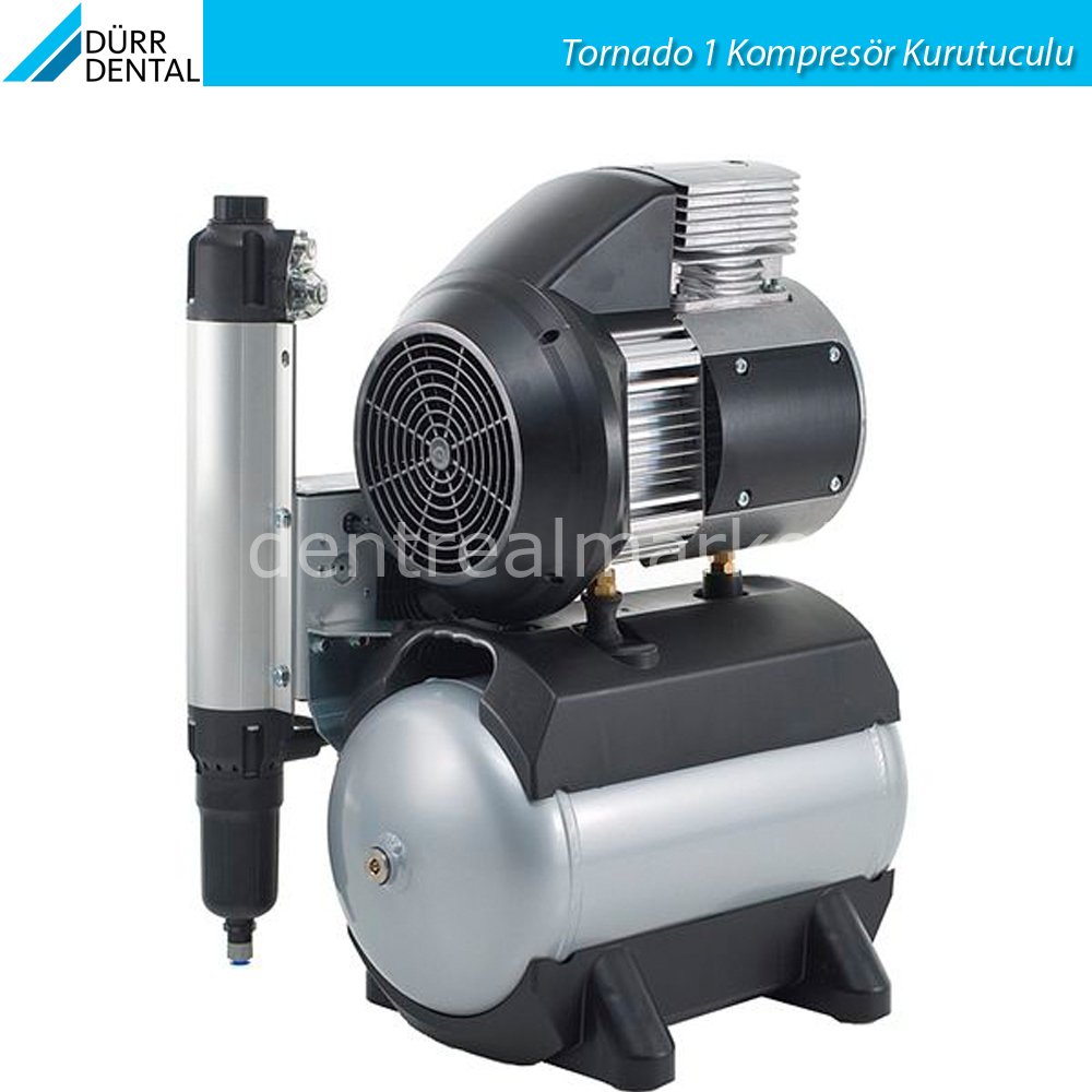 Tornado 1 Yağsız Dental Kompresör - Kurutuculu (1-2 Ünitlik)