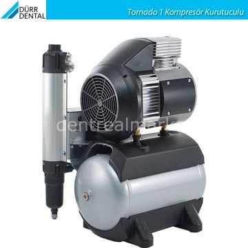 Tornado 1 Yağsız Dental Kompresör - Kurutuculu (1-2 Ünitlik)