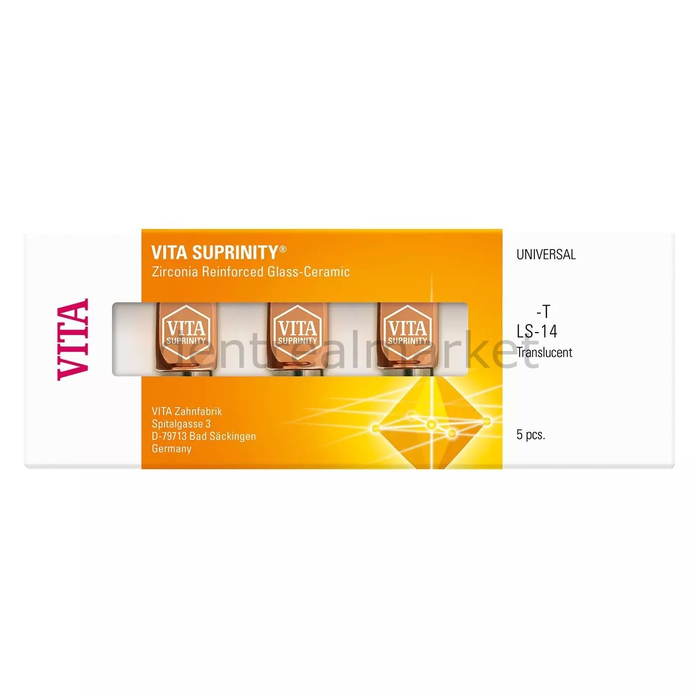 Vita Suprinity PC-14 Universal - Zirkonya ile Güçlendirilmiş Cam Seramik