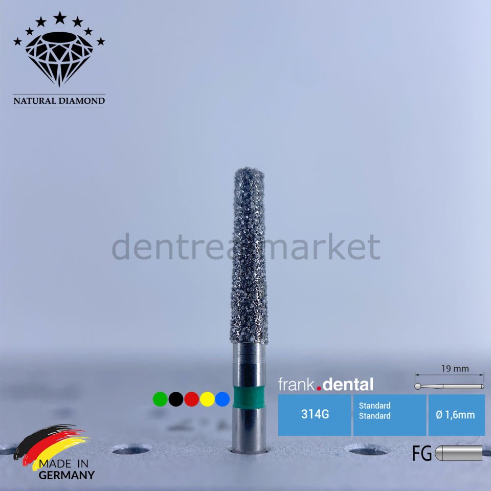 Doğal Elmas Frez - Aeratör - 847KR - Konik - 5 Adet