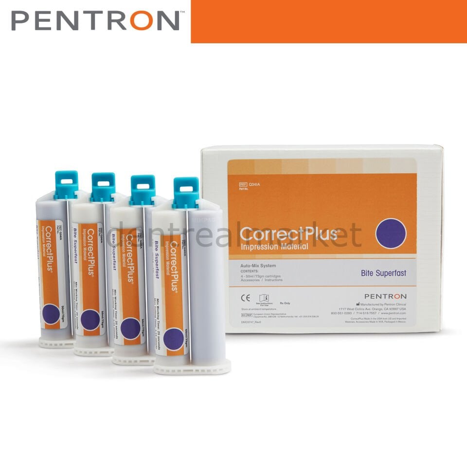 Correct Plus Bite Super Fast Kapanış Silikonu 4x50 ml