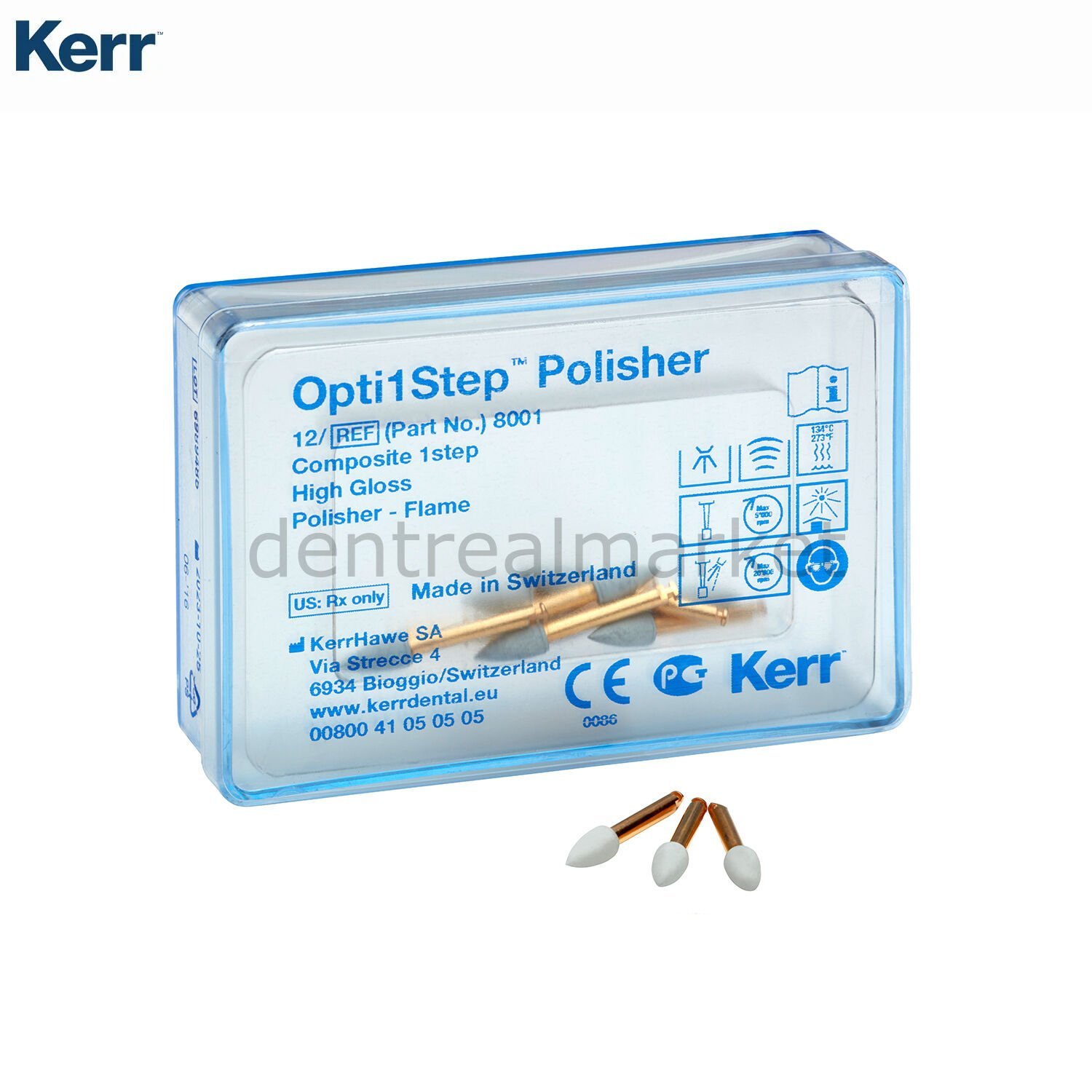 Opti1Step Kompozit Bitim ve Cila Lastiği - 12 'li Alev