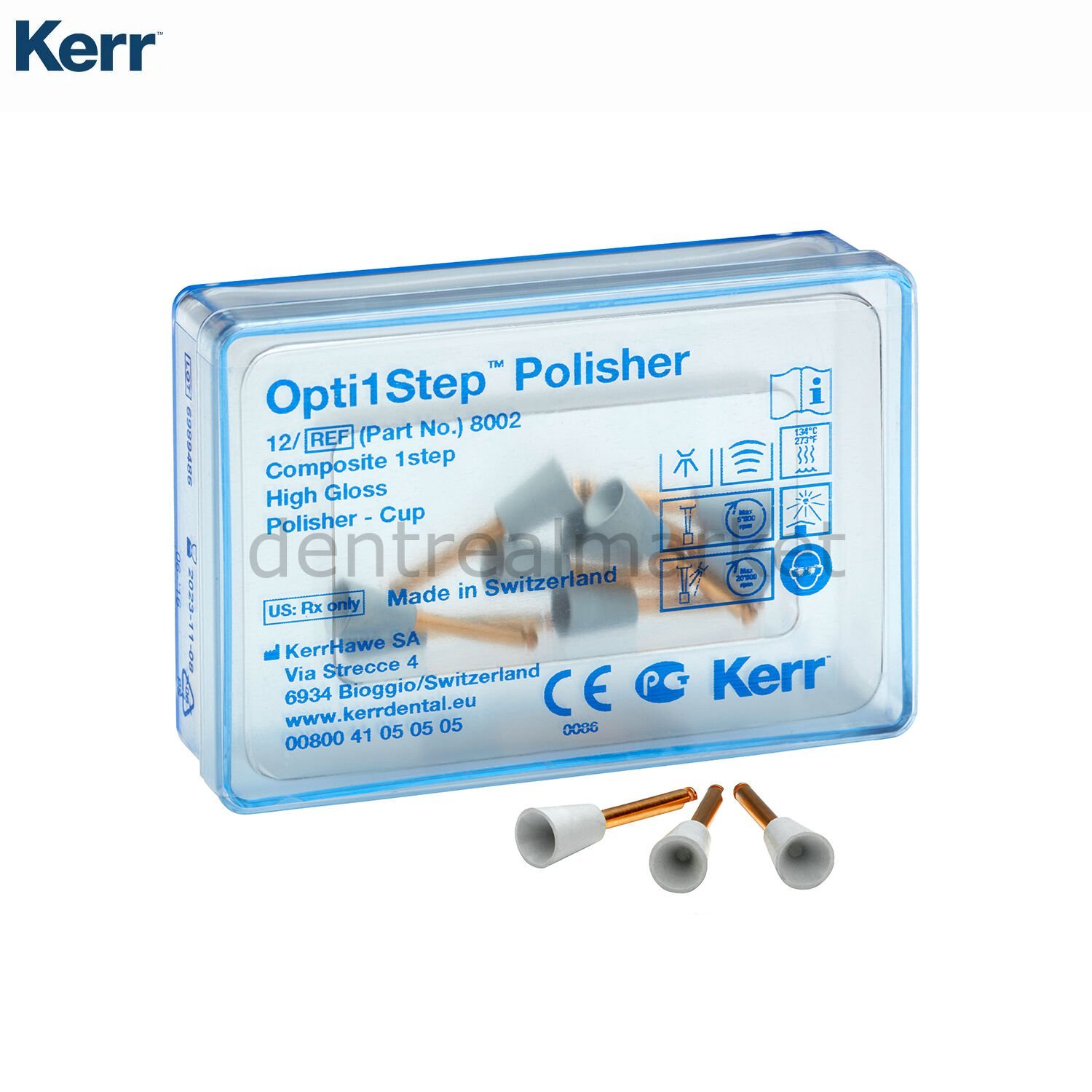 Opti1Step Kompozit Bitim ve Cila Lastiği - 12 'li Kadeh
