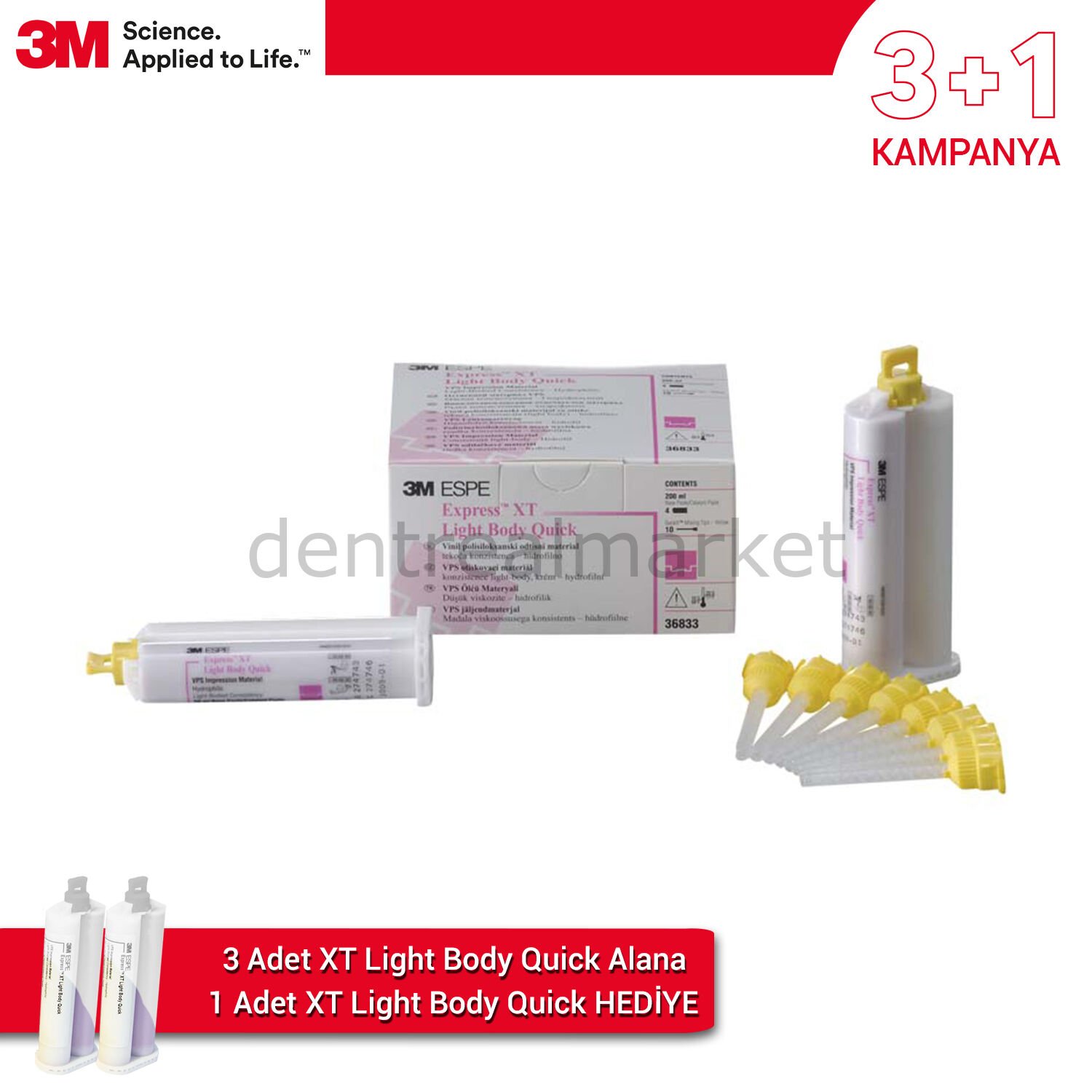 Express XT Light Body Quick 2x50 ml 2.ölçü 3+1 Kampanya