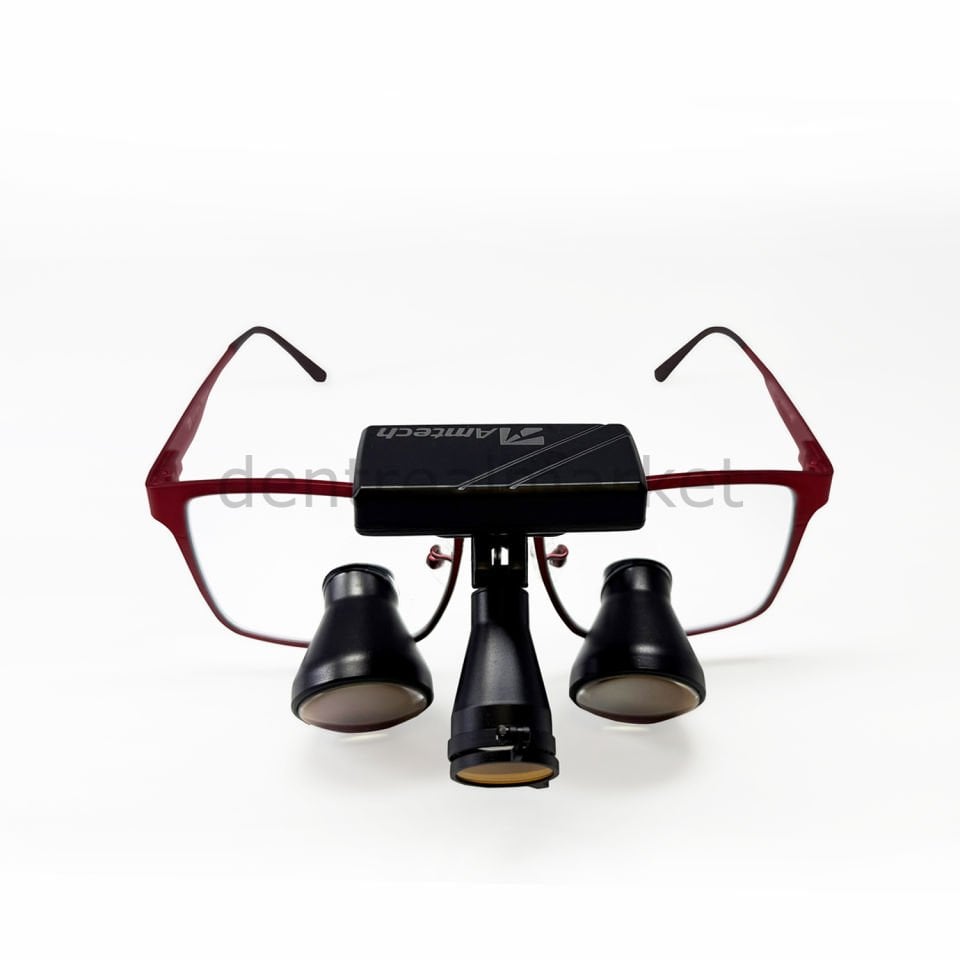 3,5X Büyütmeli Kablosuz Işıklı Classic Custom Loupe - Titanyum Çerceve