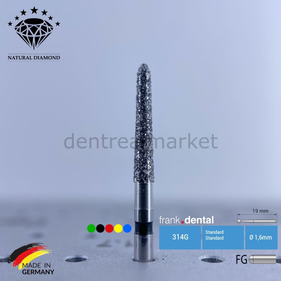 Doğal Elmas Frez - Aeratör - 879K - Konik Chamfer - 5 Adet