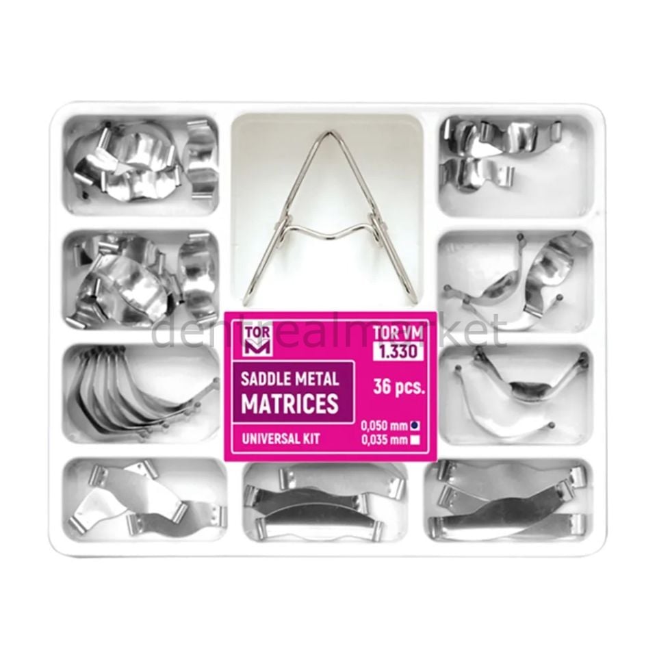 Eyer Şekilli Konturlu Metal Matriks Evrensel Set No:1.330