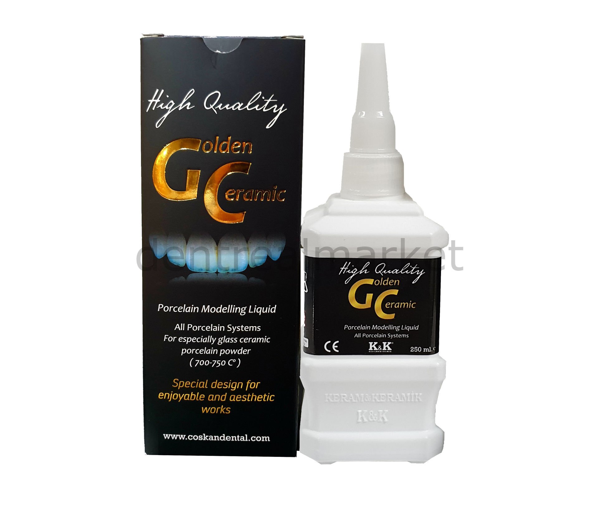Modeling Liquid - Golden Ceramic 250 ml