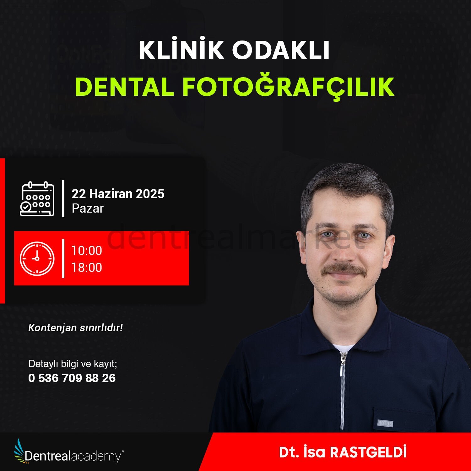 Klinik Odaklı Dental Fotoğrafçılık - Dt. İsa Rastgeldi