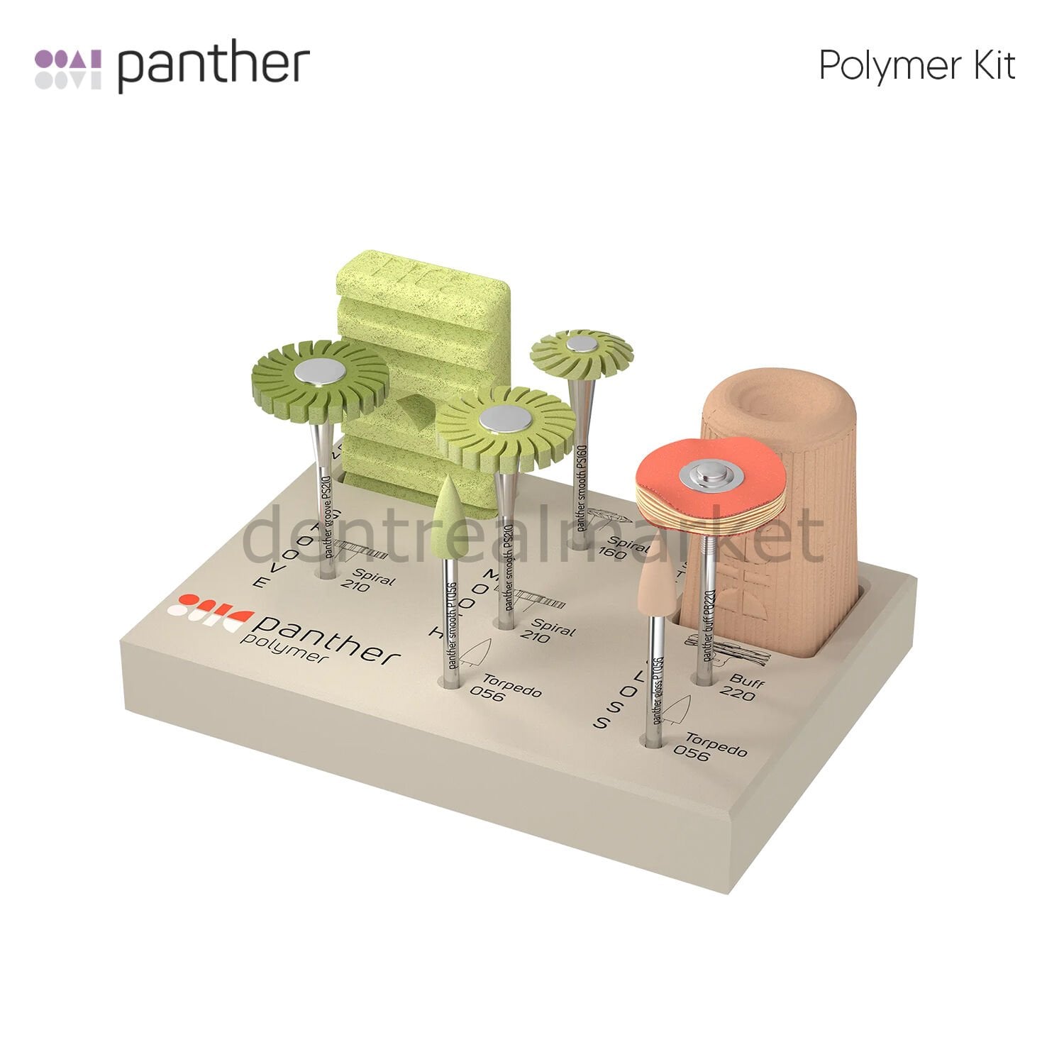 Panther Polymer Kit - Geçici & Daimi Kompozitlerin Cilası ve Parlatılması