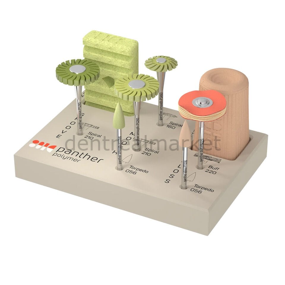 Panther Polymer Kit - Geçici & Daimi Kompozitlerin Cilası ve Parlatılması