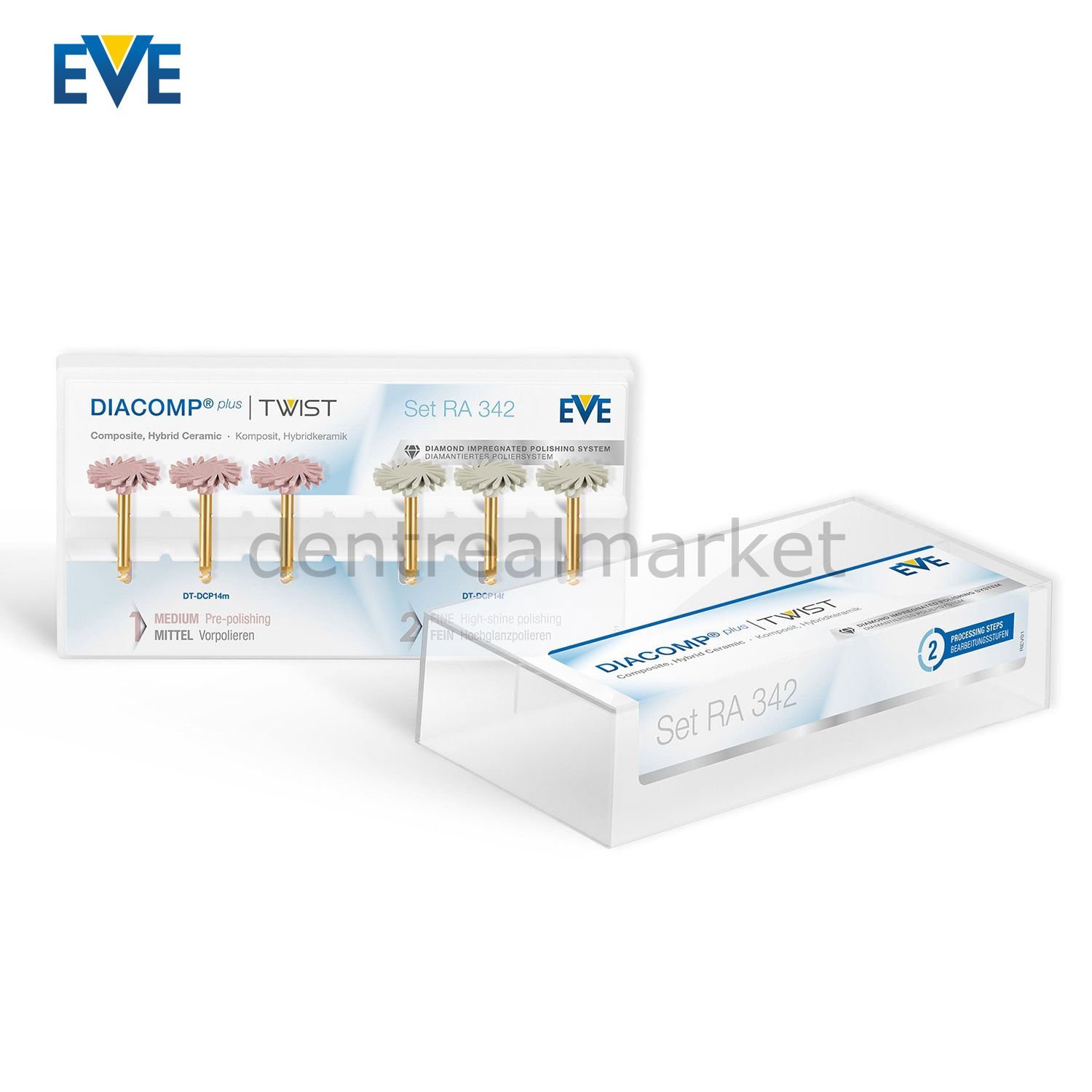 Twist Diacomp Plus Kompozit Cila Diski Set - RA342