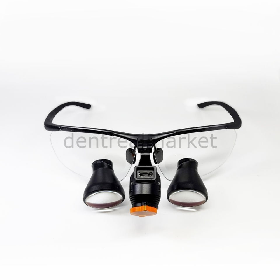 3.5x Büyütmeli Siyah Kablolu Işıklı Spor Custom Loupe
