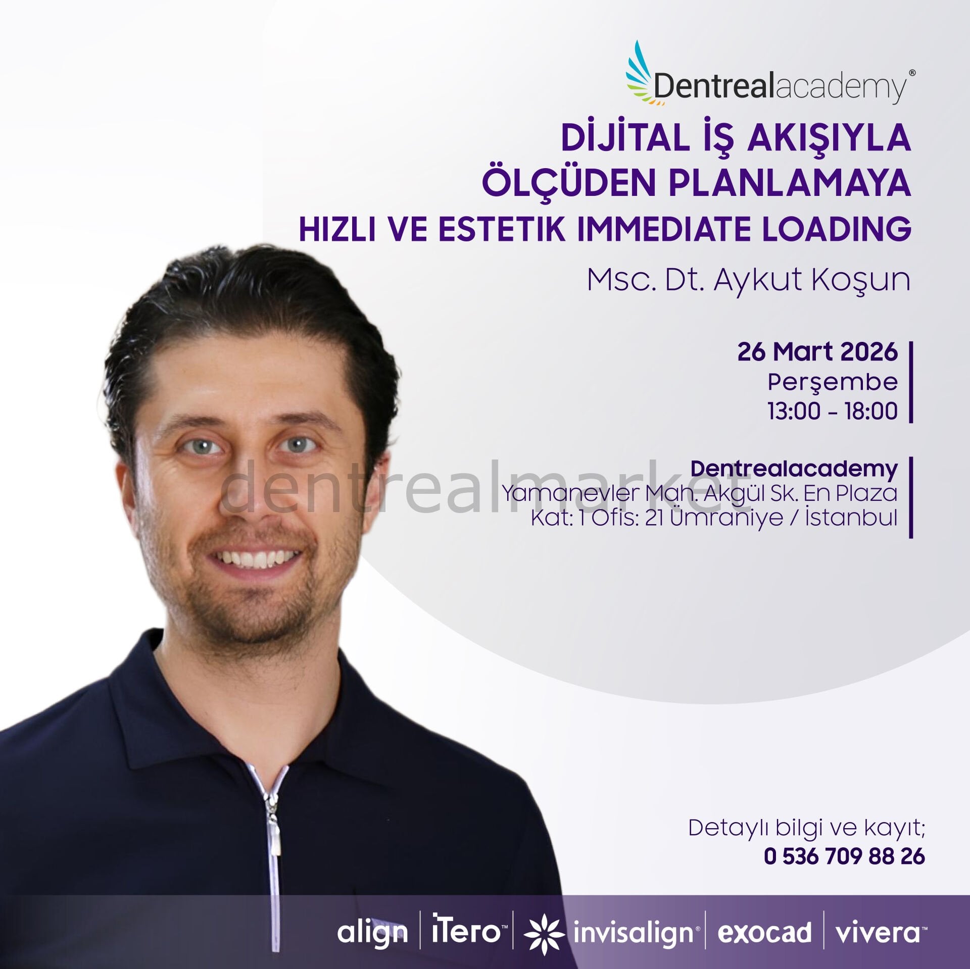 Dijital İş Akışıyla Ölçüden Planlamaya Hızlı ve Estetik Immediate Loading - Msc. Dt. Aykut Koşun