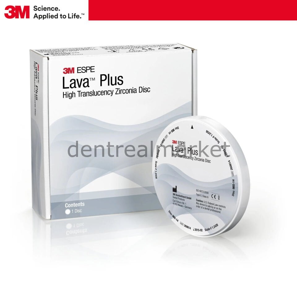 Lava Plus Zirkon Block 98S - Cad-Cam Zirkon Blok