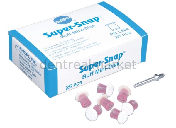 Super Snap Buff Mini Diski Set - Super Polisaj Keçe Seti
