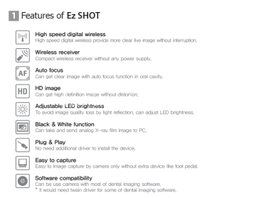 Ez- Shot HD Agız İçi Kamera Kablosuz