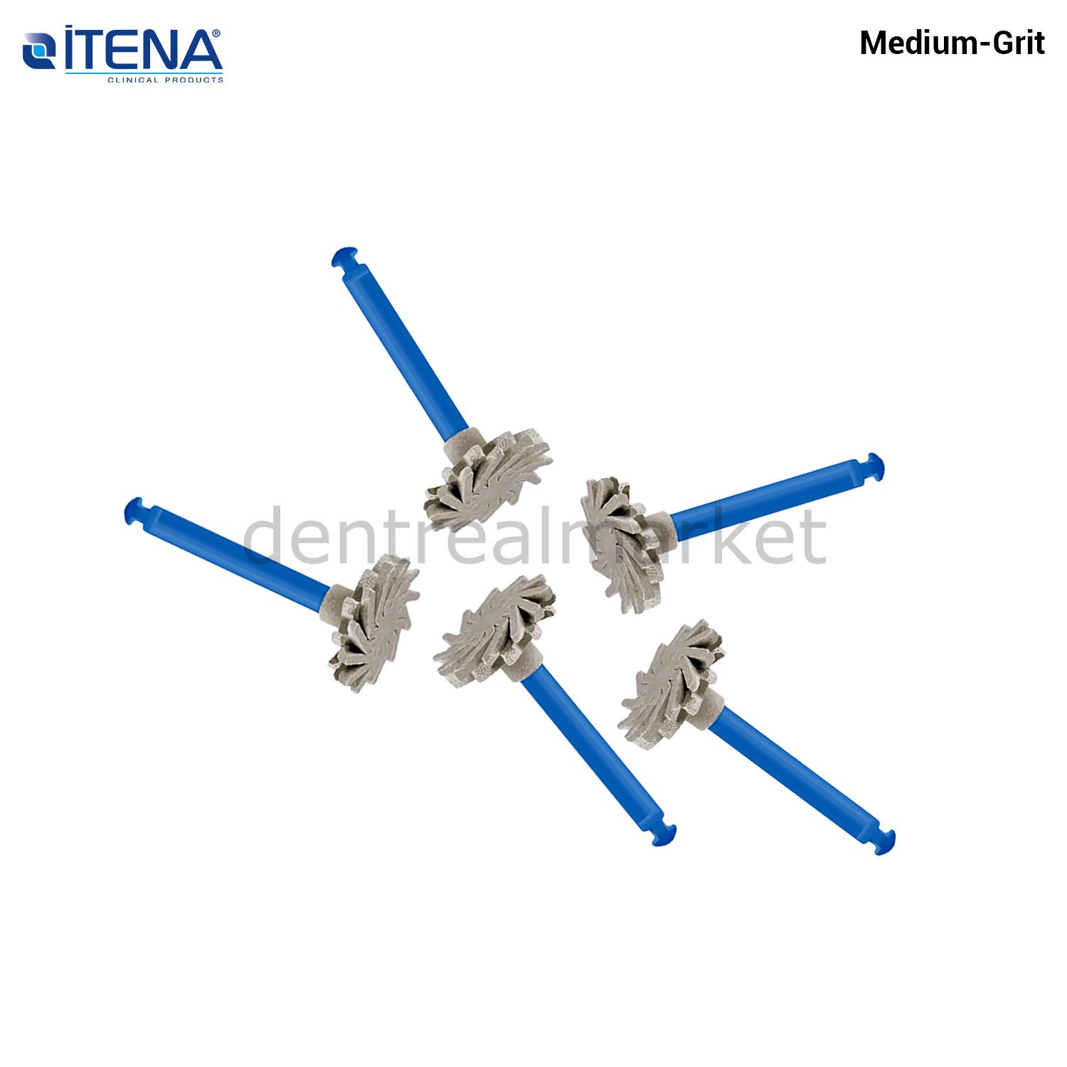 Polish HD Twist Polishers/Medium-Grit Kompozit Cila Seti - 12 Adet