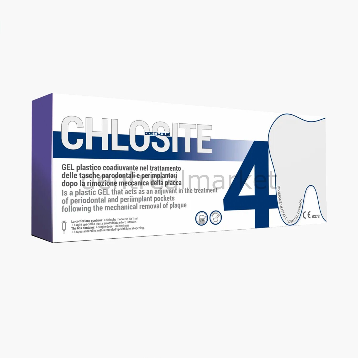 Chlosite Subgingival Antimikrobiyal Lokal Antiseptik Klorheksidin Jel 4*1ml