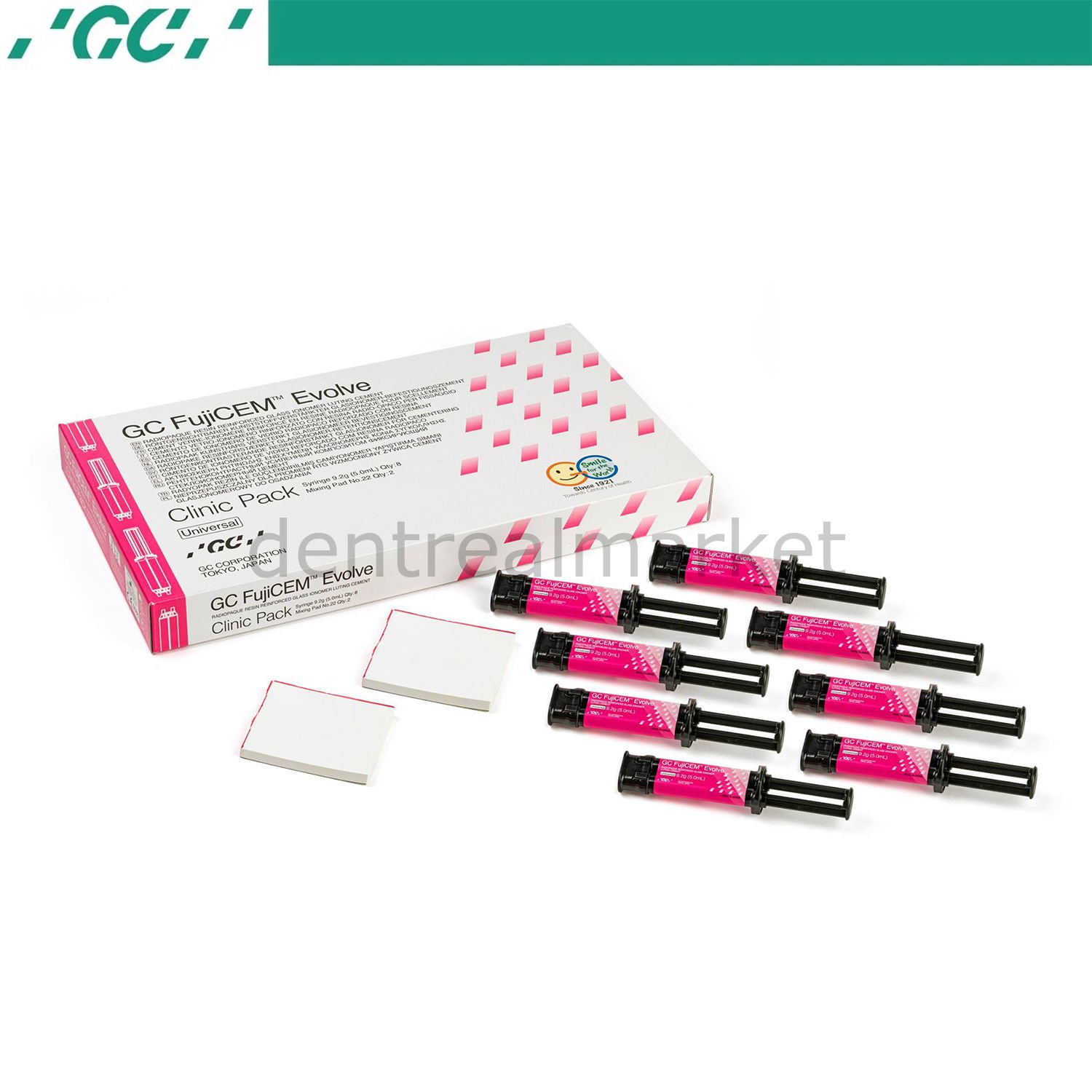 Fujicem Evolve Clinic Pack 8*9,2gr  - Rezin Modifiye Cam İyonomer Siman