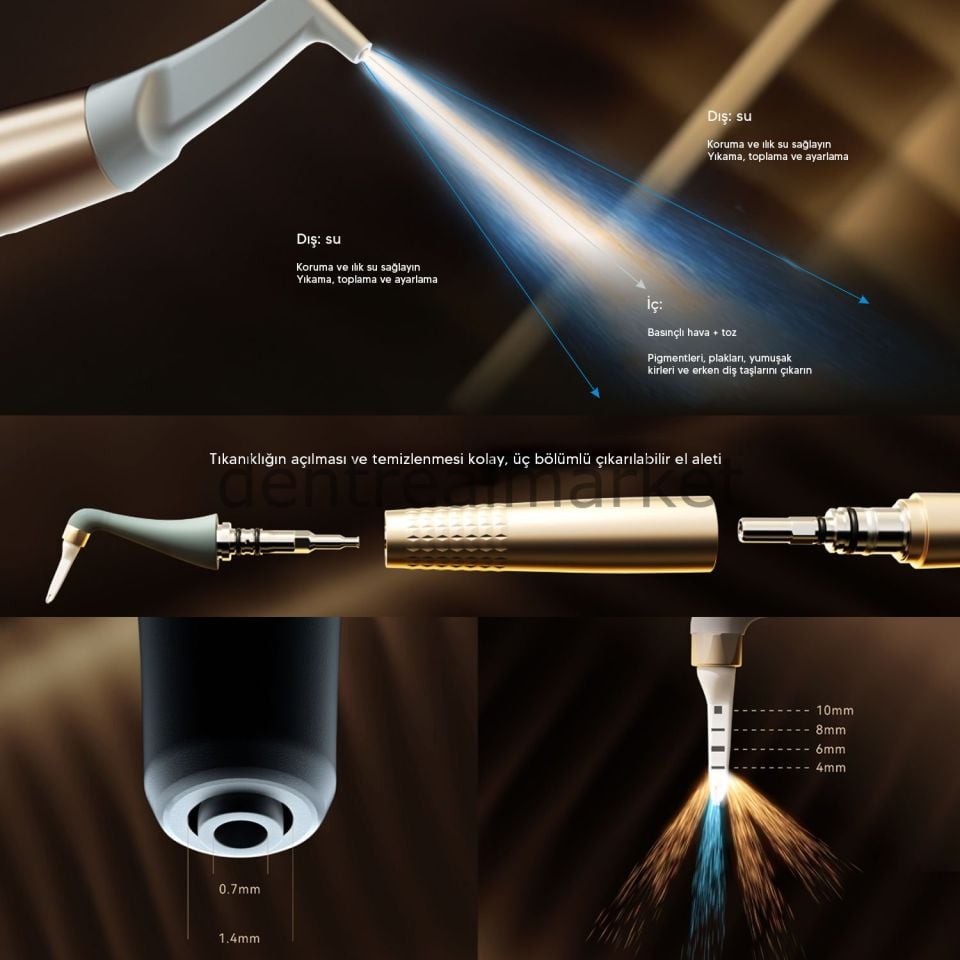 PT-B Scaler & Air Polisher - Airflow&Kavitron Cihazı
