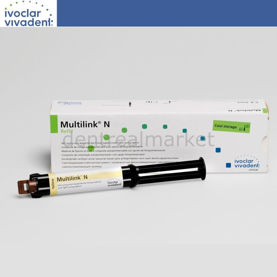 Multilink N Simanı Refil - Adhesive Luting Siman Yellow