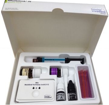 Multilink N System Pack Simanı Set - Adhesive Luting Siman Transparan