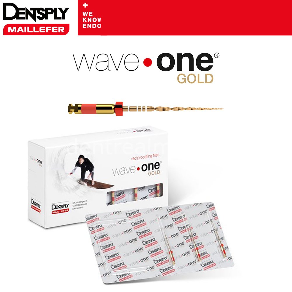 スピオーネ('28独) WaveOne Gold Reciproc Kanal Egesi 3'lü Blister | Dentsply-Sirona