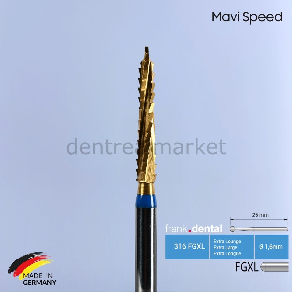 Titanyum Carpide Lindemann Cerrahi Frez - 162S - Aeratör İçin