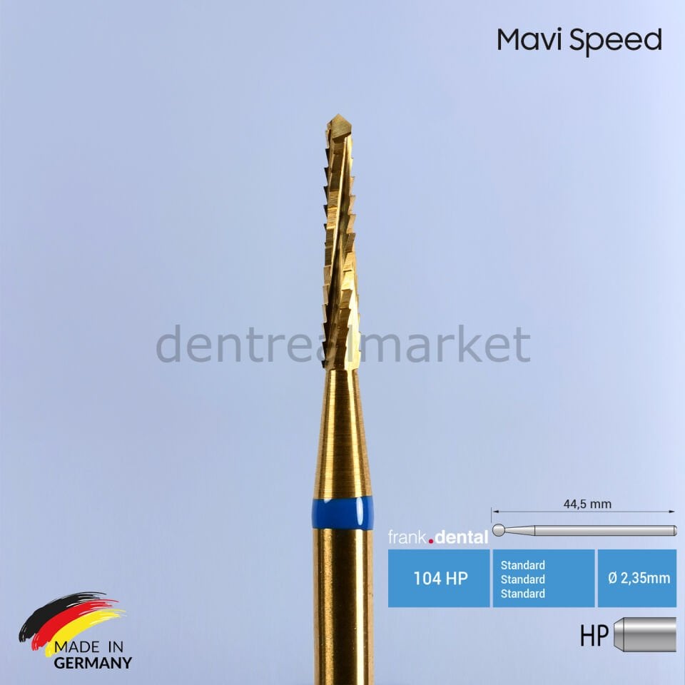 Titanyum Carpide Lindemann Cerrahi Frez - 162S - Piyasemen İçin