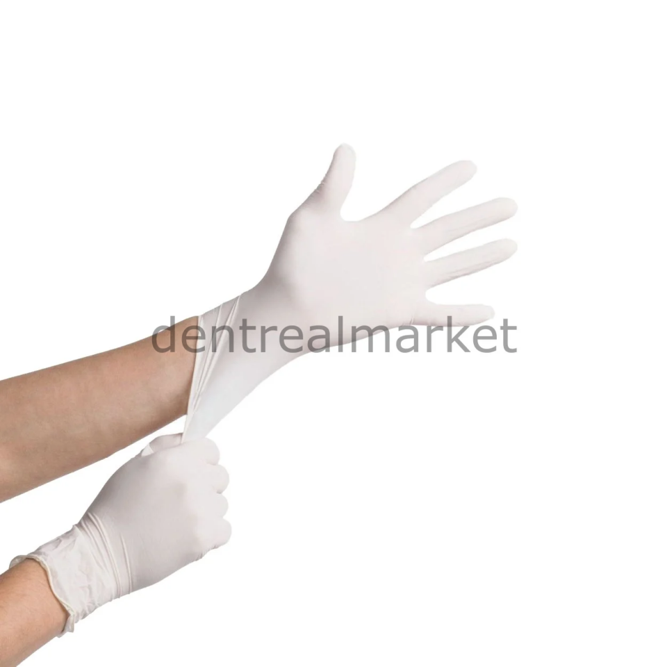 Pudralı Latex Muayene Eldiveni 1 Paket