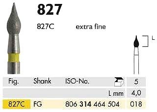 827 Sentetik Elmas Frez 5 Adet