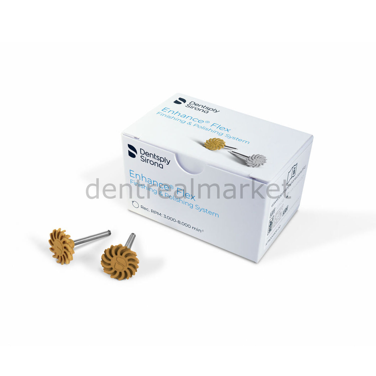 Enhance Twist Flex Kompozit Bitim ve Parlatma Lastik Seti - 6'lı Kutu