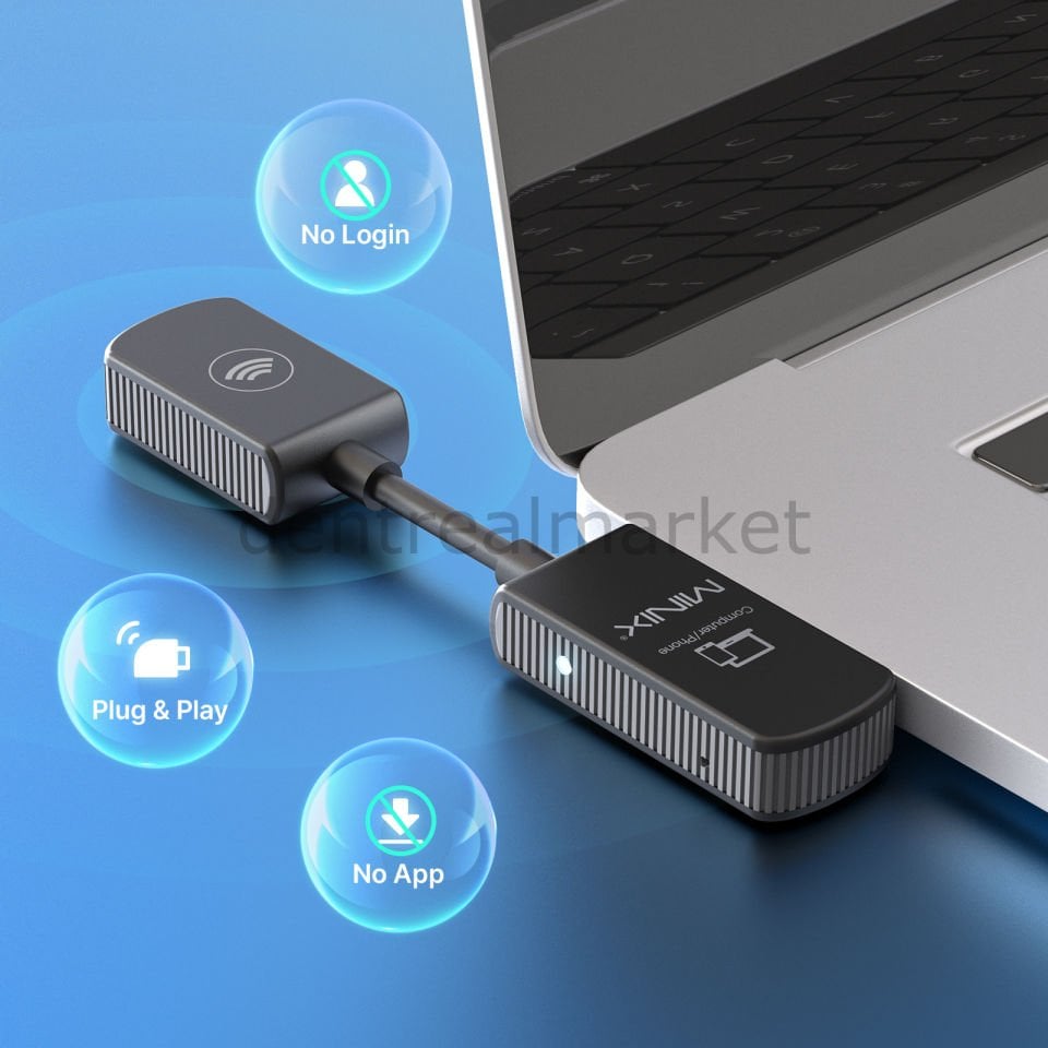 C1 USB-C Kablosuz HDMI Aktarıcı - Type-C to Hdmi