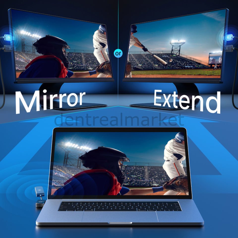 C1 USB-C Kablosuz HDMI Aktarıcı - Type-C to Hdmi
