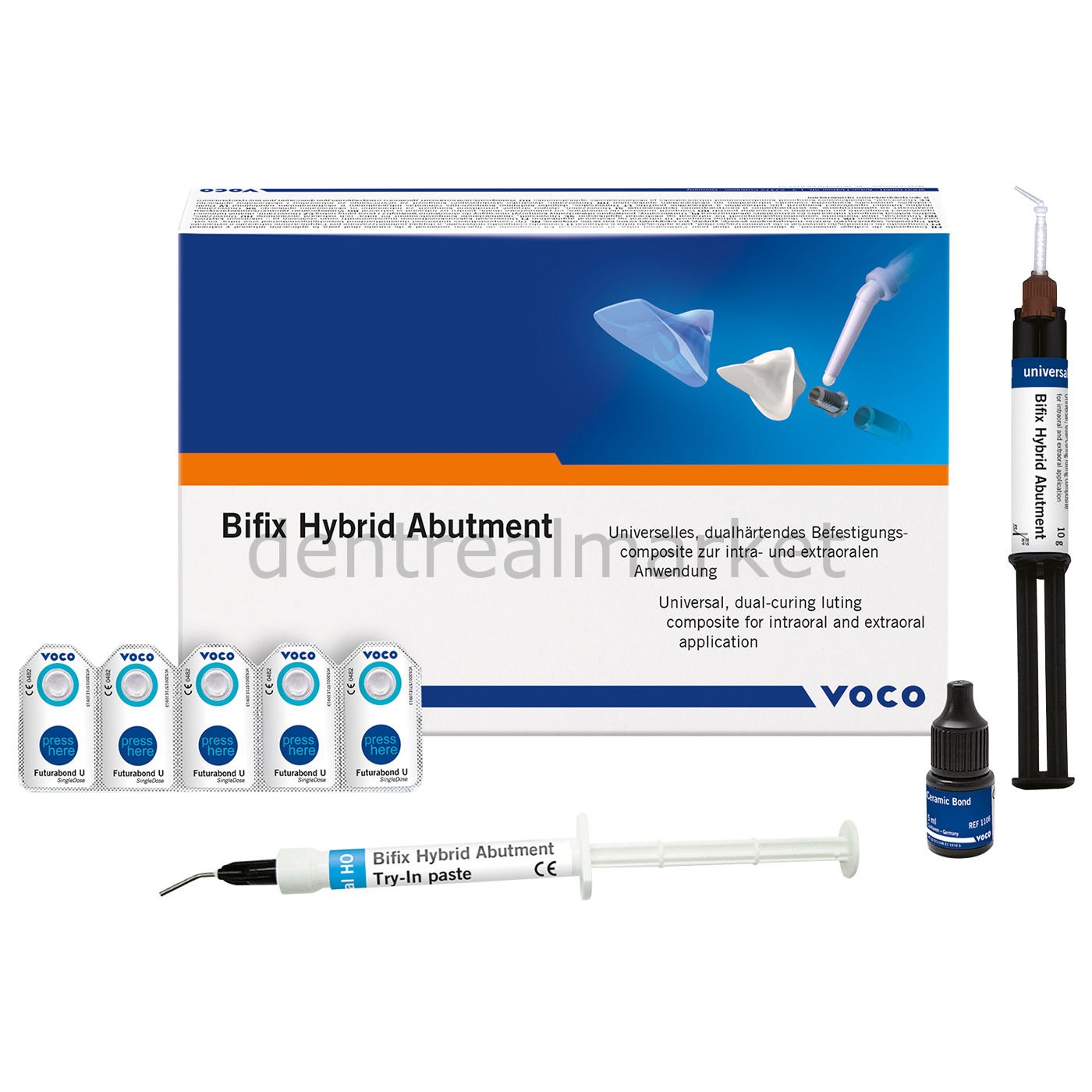Bifix Hybrid Abutment Dual Cure Yapıştırma Kompozit Set