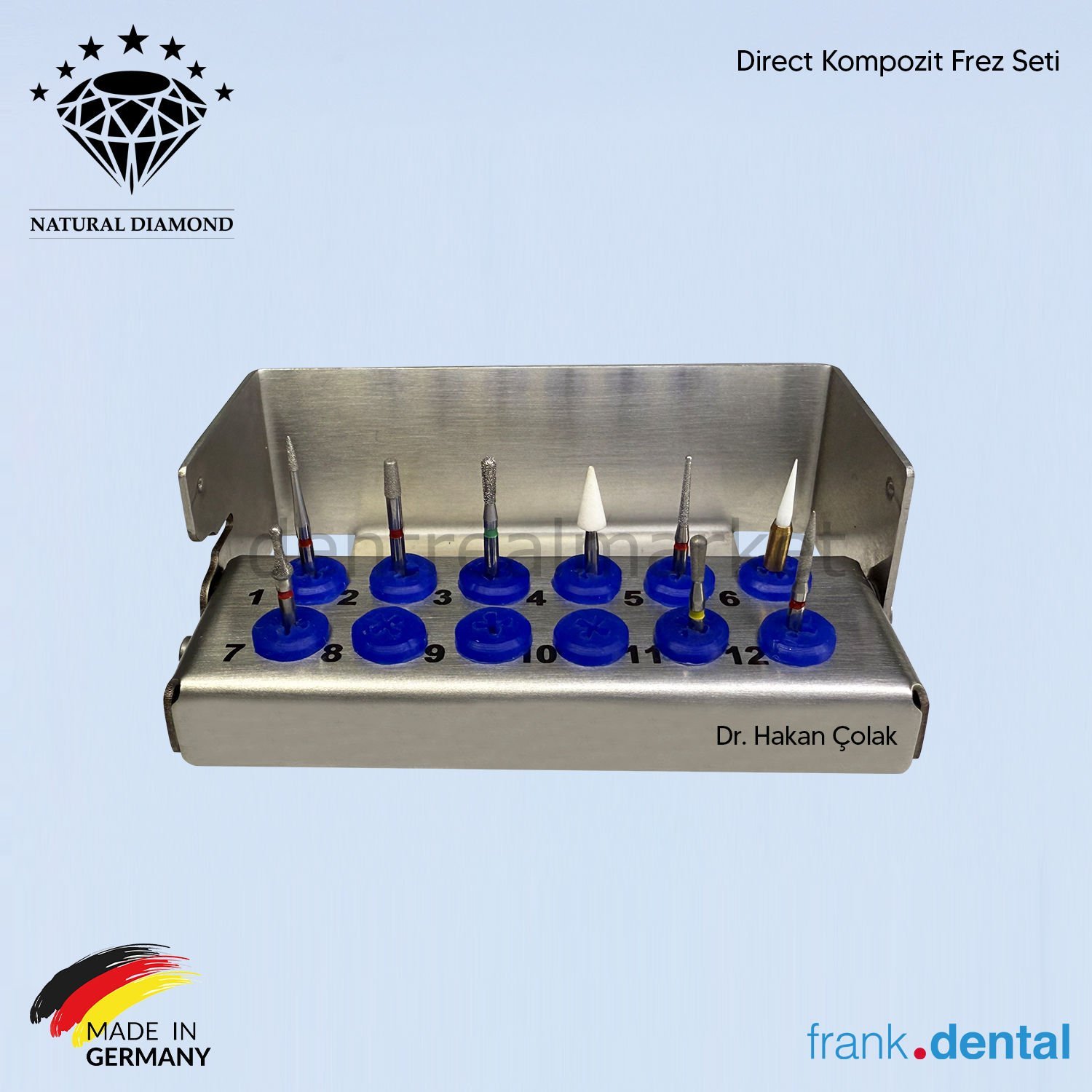 Dr. Hakan Çolak Direct Kompozit Frez Seti