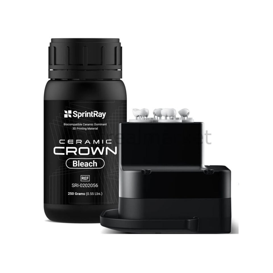 Ceramic Crown 3D Yazıcı Seramik Daimi Reçine 250gr