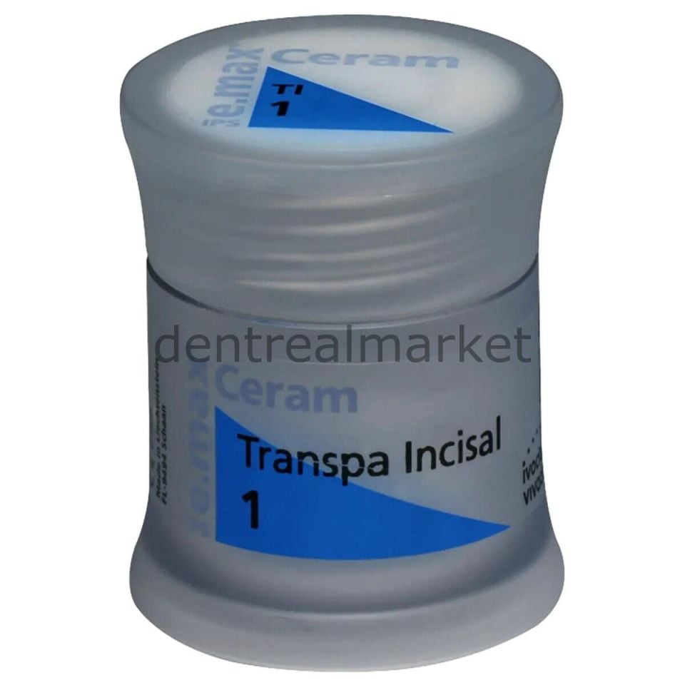 IPS e.max Ceram Transpa Incisal 20gr - Porselen Tozu