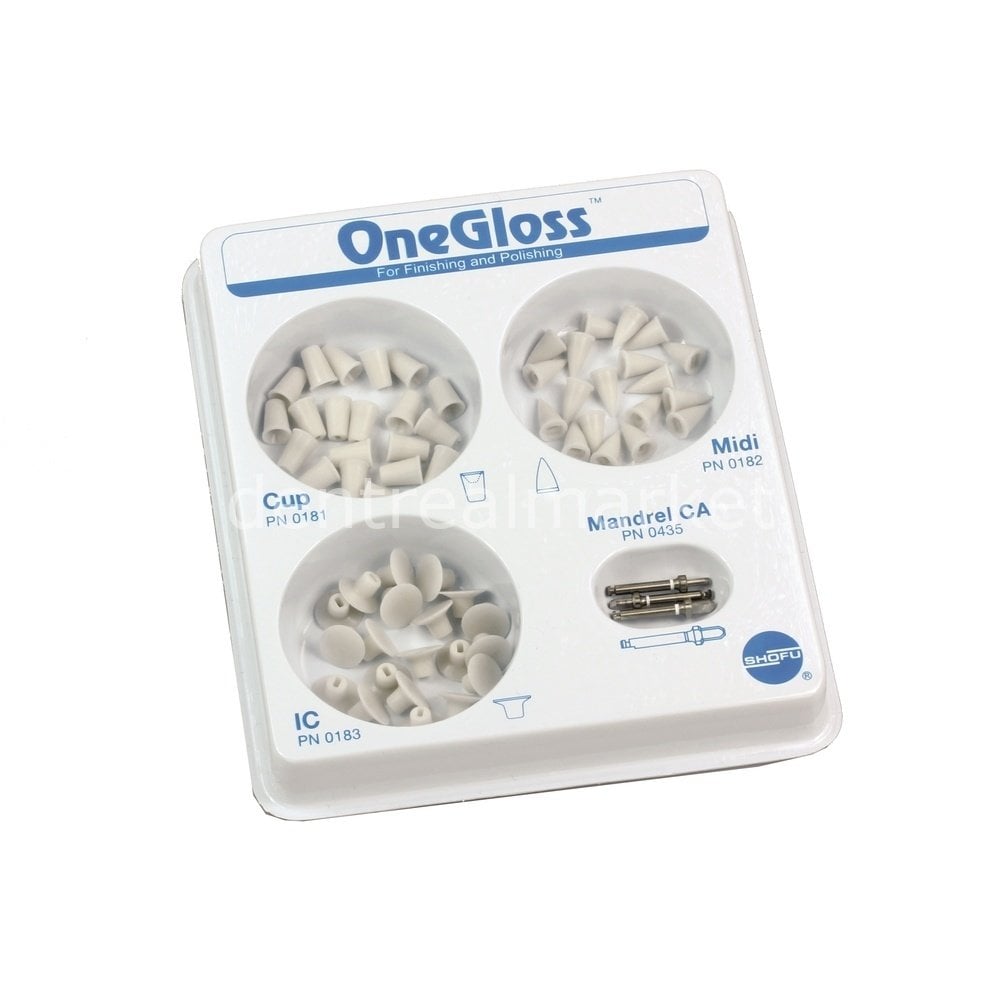 One Gloss Set - Tek Aşamalı Kompozit Cila Seti - Aluminyum Oksit İçerikli