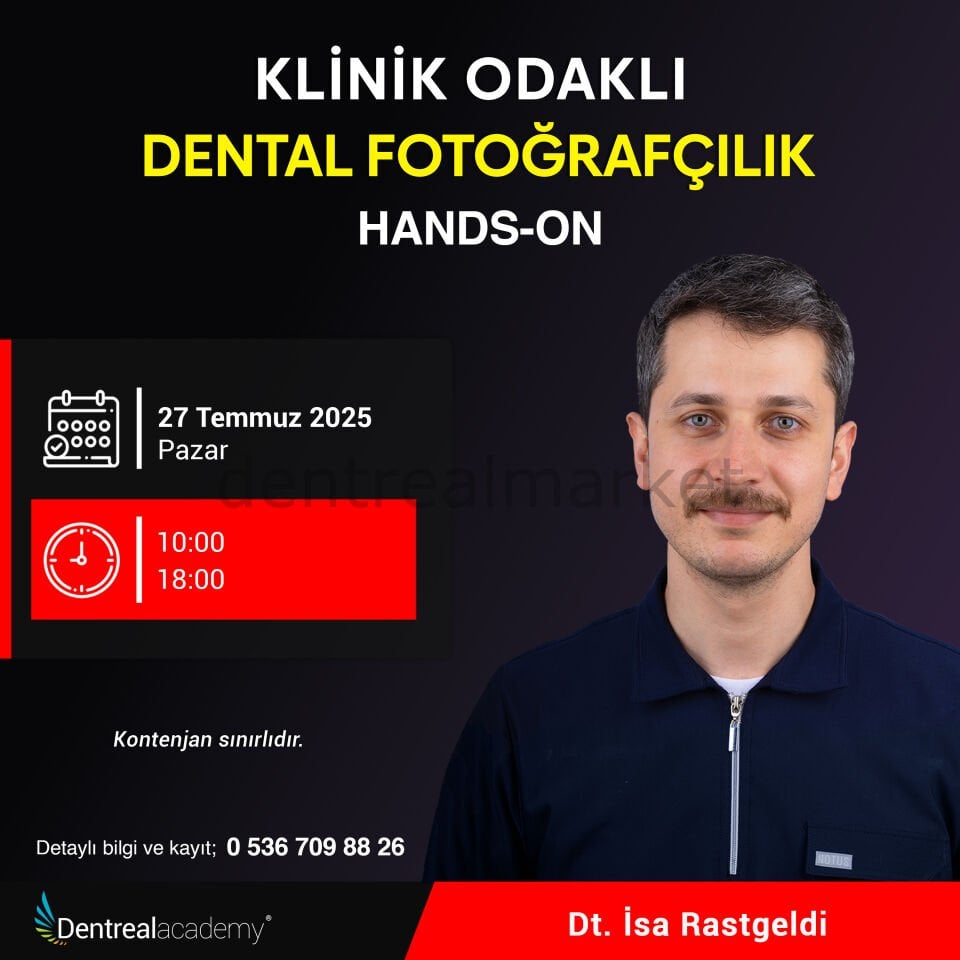 Klinik Odaklı Dental Fotoğrafçılık/Hands-On - Dt. İsa Rastgeldi