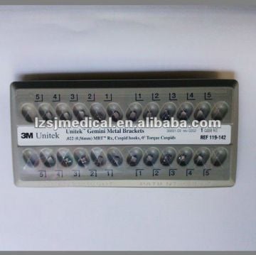 Unitek Gemini Metal Braket + Tüpler 0.018