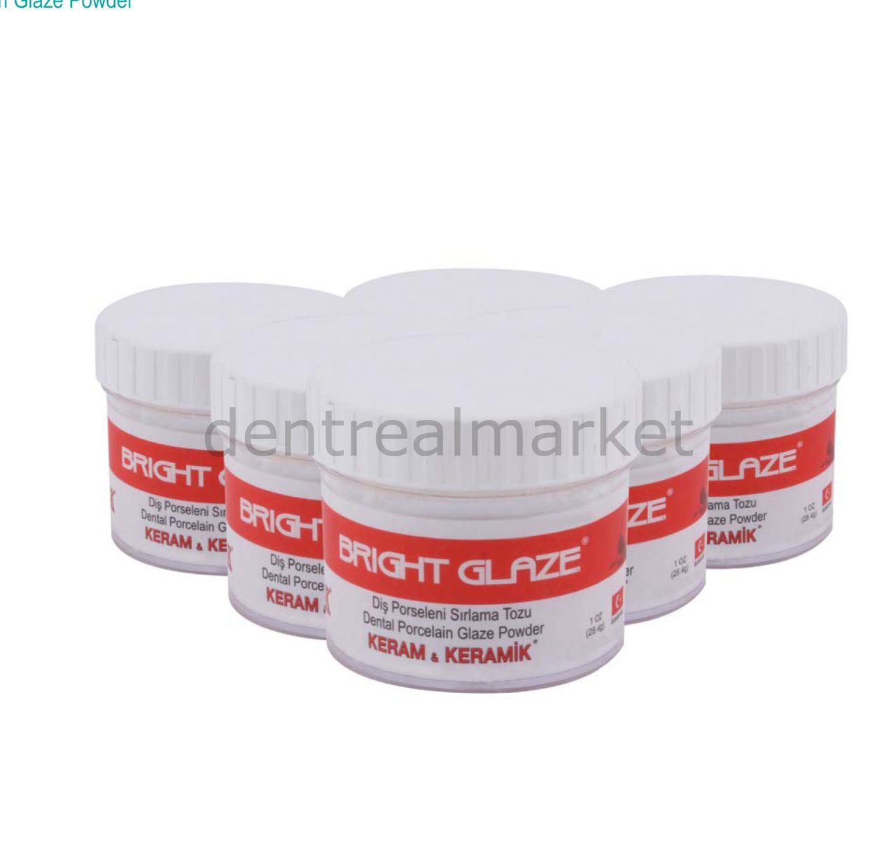 Bright Glaze Porcalein Glaze Powder