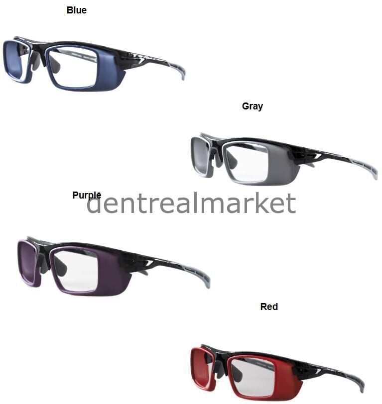 X-Ray Güvenlik Gözlüğü - Radyasyon Koruyucu Gözlük - Purple