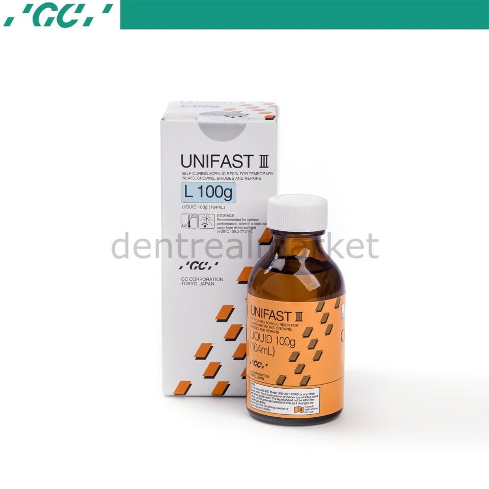 Unifast III Geçici Kuron ve Köprü  Likit 100 gr