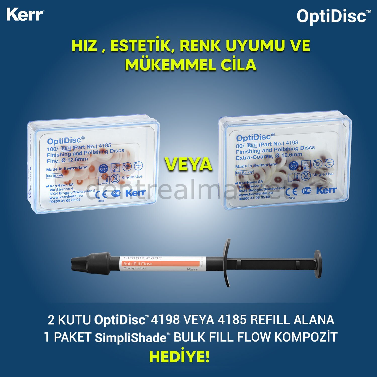 OptiDisc Kompozit Cila Diski Refil Kampanya II