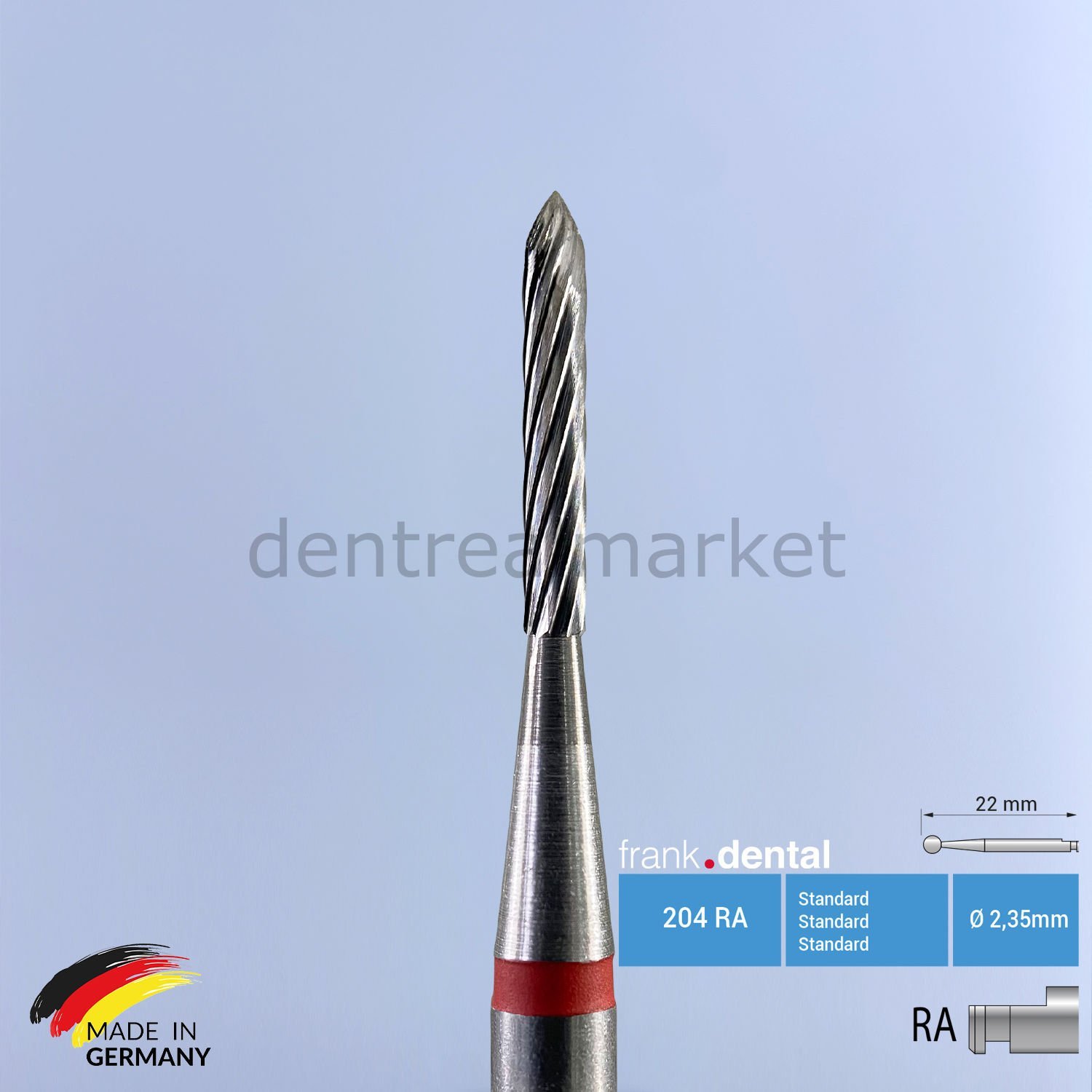 Carpide Adhesive Remover & Debonding Frez - C283 - Anguldurva