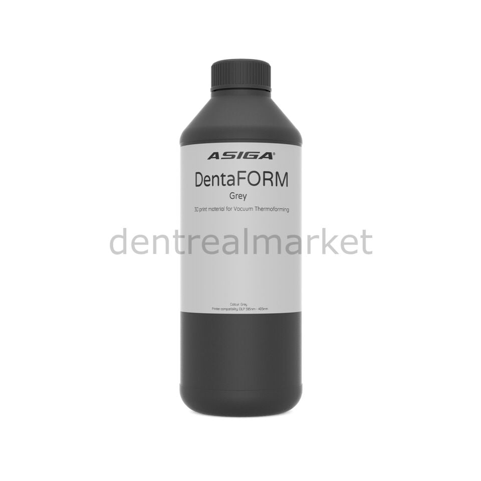 DentaFORM Grey Model Resin - 3D Yazıcı Termoform Model Reçinesi 1 kg - Gri