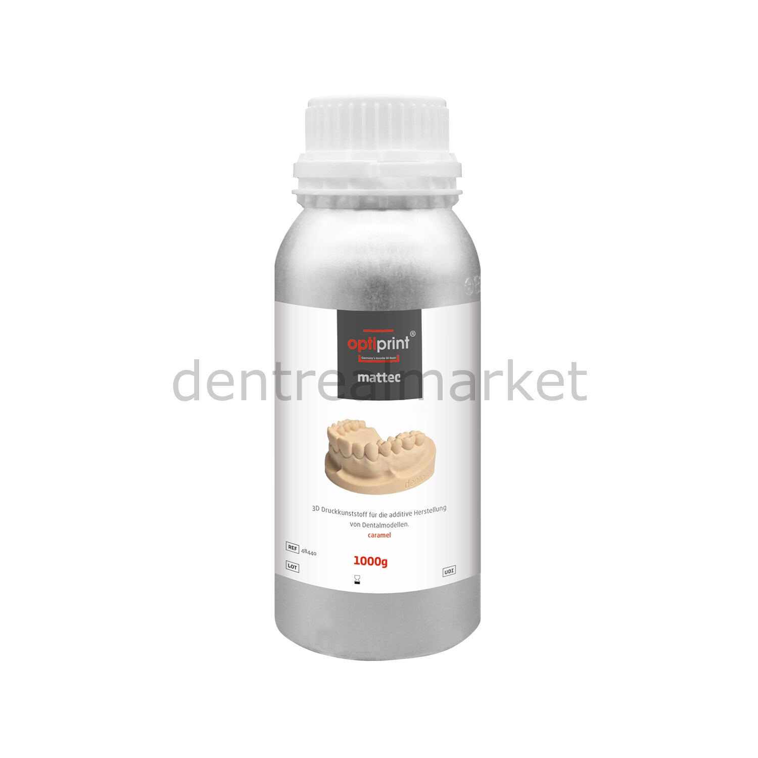 Optiprint Mattec - Protez Modeli 3D Yazıcı Reçinesi - 1000 gr